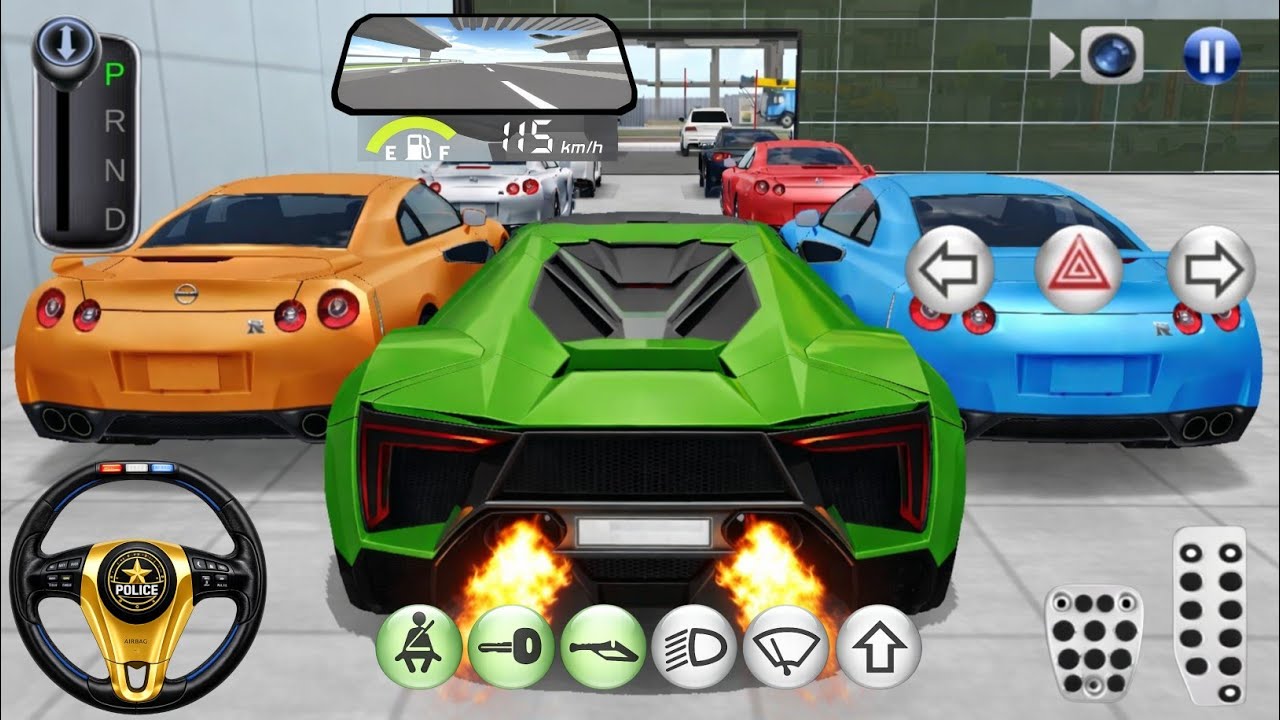 🚗Police Encounter🔥 At My Luxurious 🚔house || 3d driving class 2 || 🚨Police Raid || #gaming #viral 