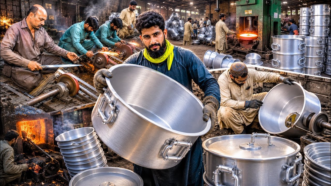 Unusual biggest aluminum pot making incredible process !! Amazing process 😮