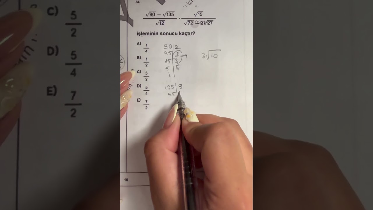 2024 KPSS LİSANS MATEMATİK &Ccedil;IKMIŞ SORU- 4