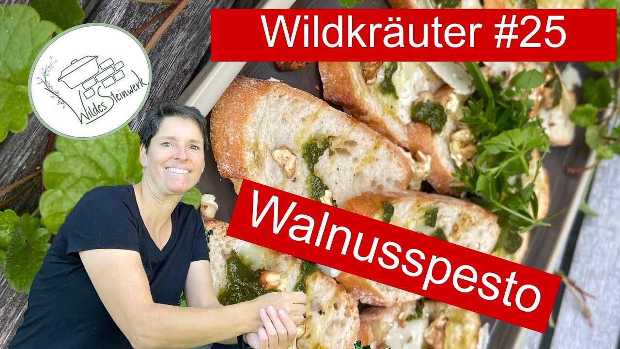 Was für ein Irrglaube! Wildkräuter Walnusspesto unglaublich lecker!!! Mit geröstetem Brot ein Genuss