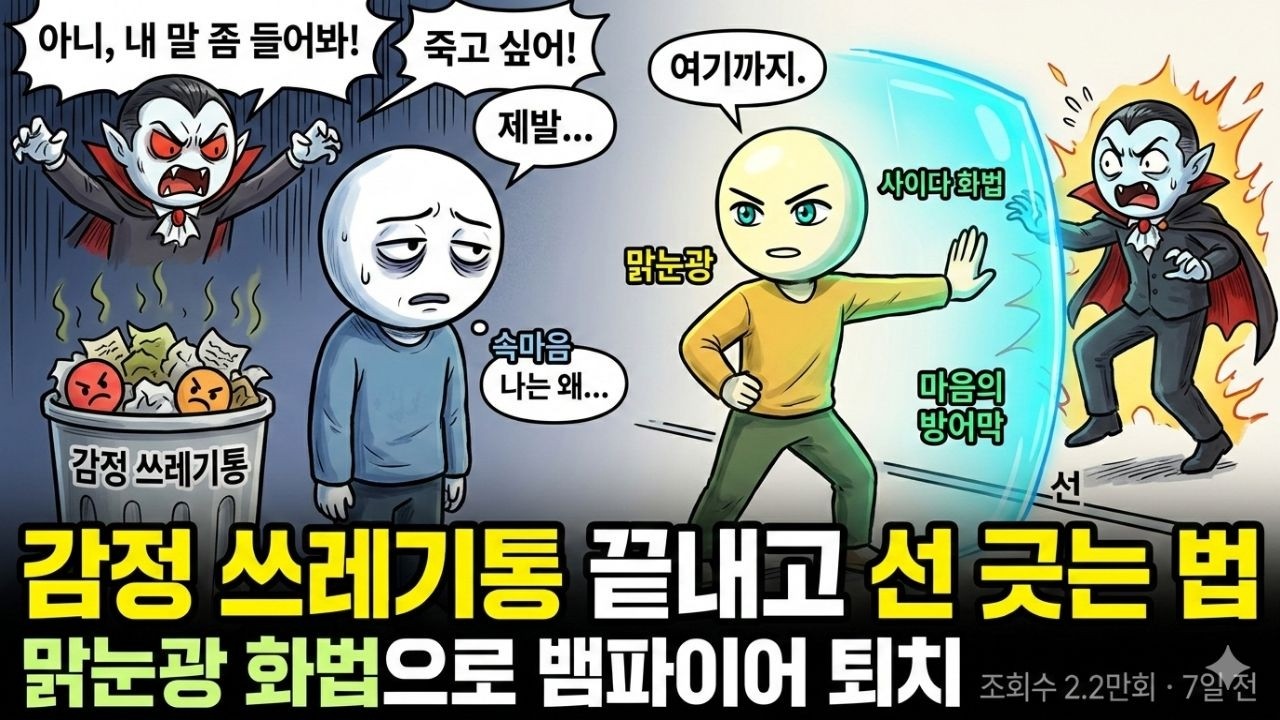 착해서가 아니라 만만해서 당하는 겁니다