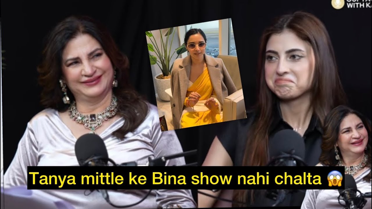 Tanya mittle ke bina koi bhi podcast nahi chalta 🤣🤣/farhana ne Tanya ke liye Kya kha 😱