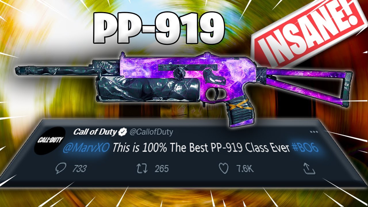 The *Best* PP-919 Class you need to be using in Black ops 6! (BEST PP-919 Class set up).