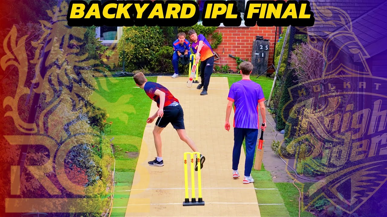 Сможет ли RCB выиграть финал BACKYARD IPL?! RCB против KKR 🔥