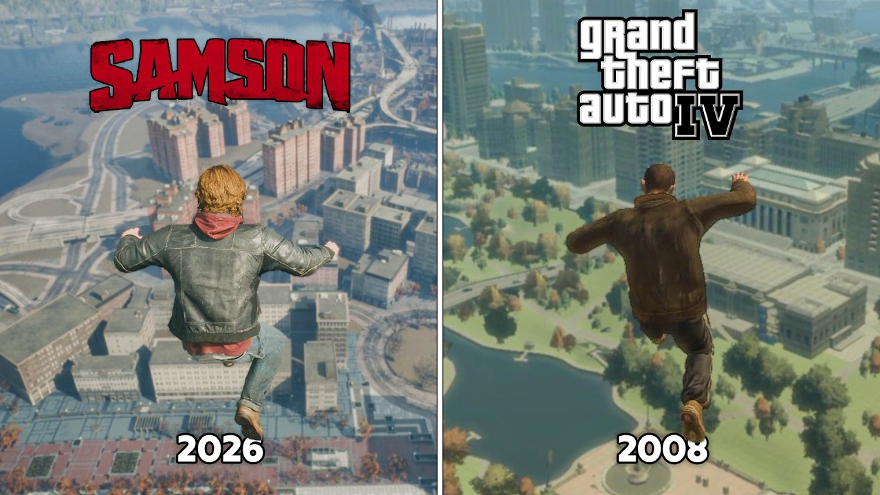 Samson vs GTA 4 - Сравнение Физики и Деталей