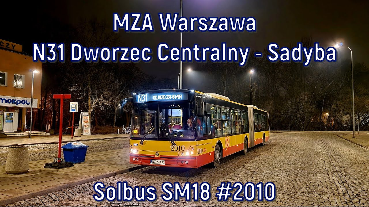 MZA Warszawa - linia N31, Solbus SM18 #2010