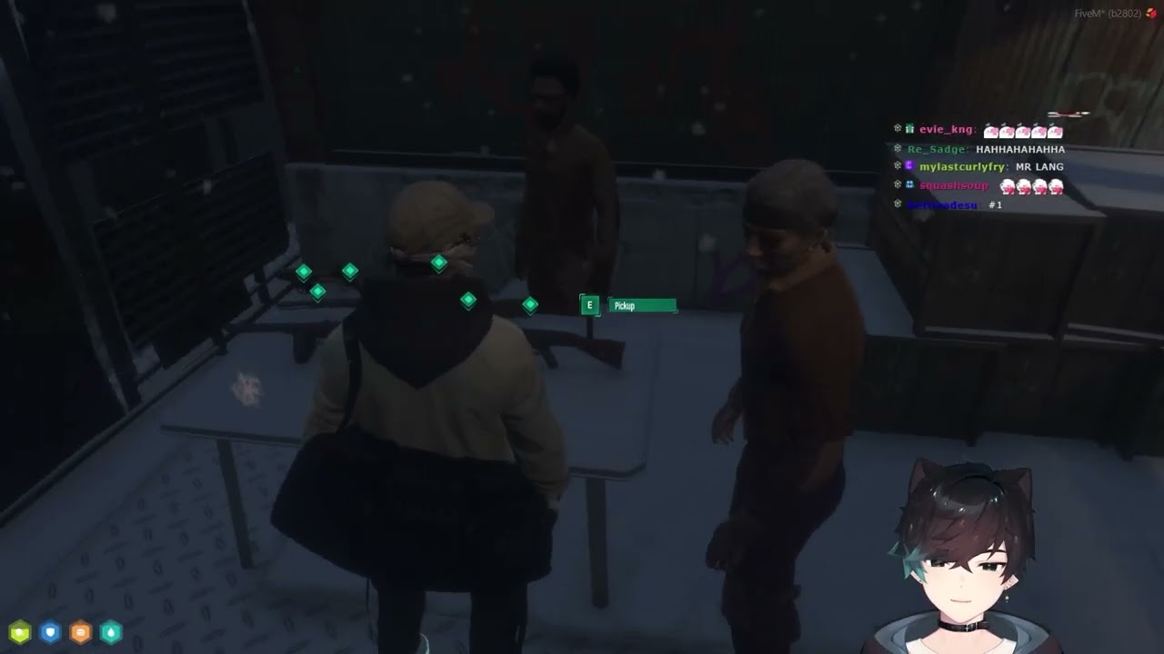 Юно и Ланг дарят друг другу рождественские подарки | Nopixel GTARP