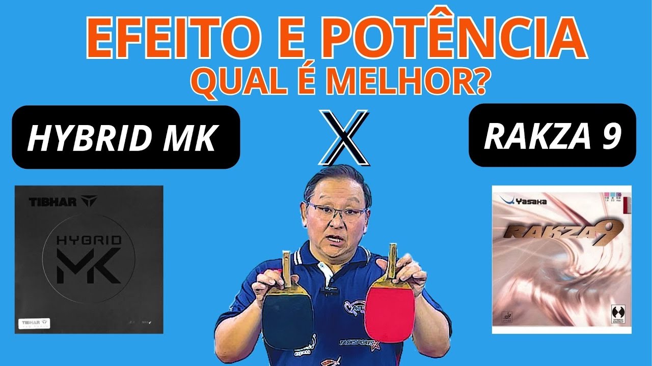 RAKZA 9 X HYBRID MK QUAL ESCOLHER || TÊNIS DE MESA - PING PONG