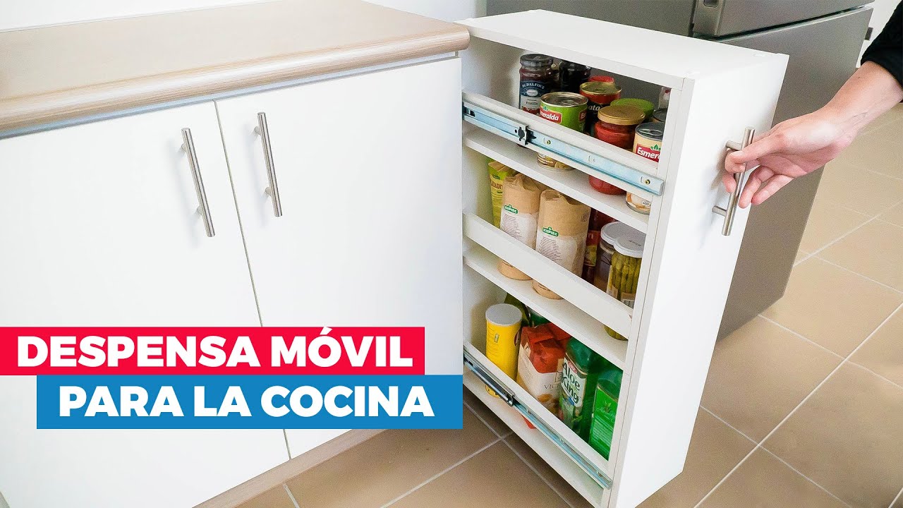 Cómo hacer una despensa móvil para cocina