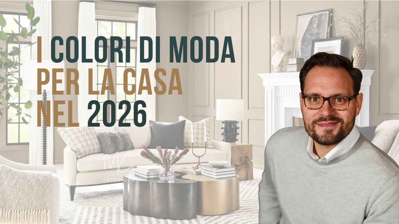 Quali sono i colori di moda per la casa nel 2026?