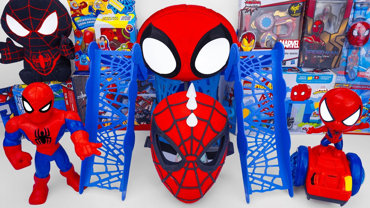 Marvel Spiderman Collection Unboxing Review | Web-Quarters Set | Mega Mighties Spider-Man