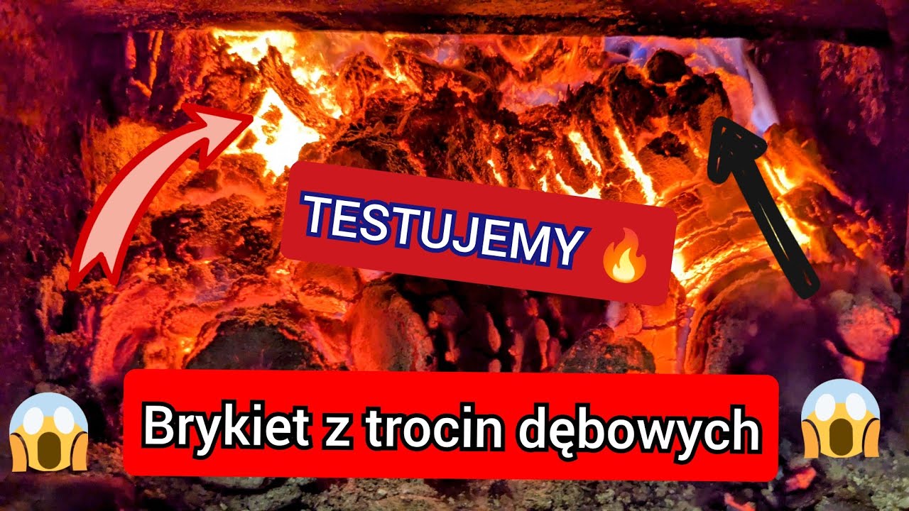 🔥 Jak się pali brykiet z trocin dębowych.🔥 Brykiet własnej roboty. Test, opinie. 👍