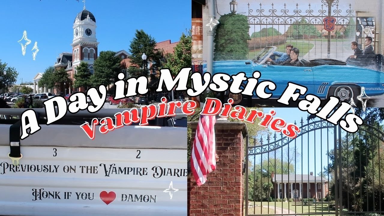 A Day in Mystic Falls | Vampire Diaries Filming Spots & Cozy Fall Vibes