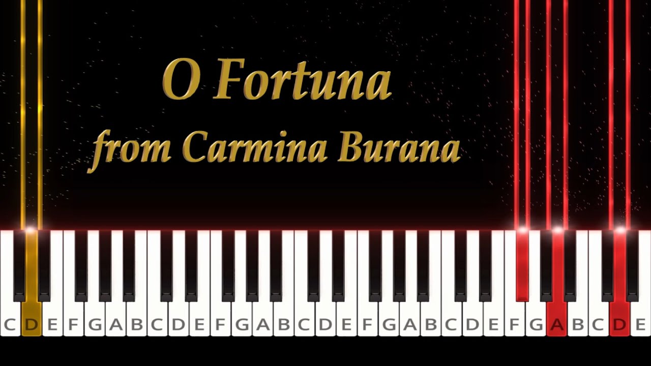 O Fortuna from Carmina Burana - Carl Orff - Easy