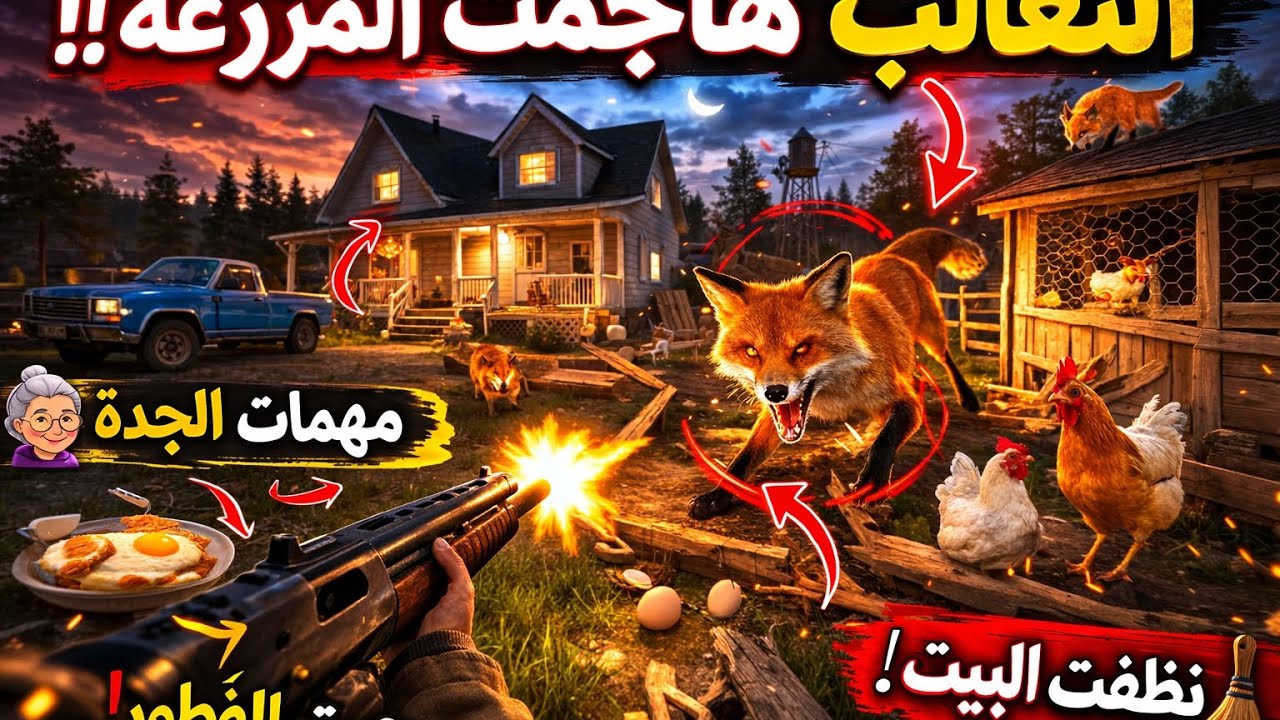 لعبة محاكي المزارع (فعلت مهام الجده وصرت غني🤑🤑) 9#