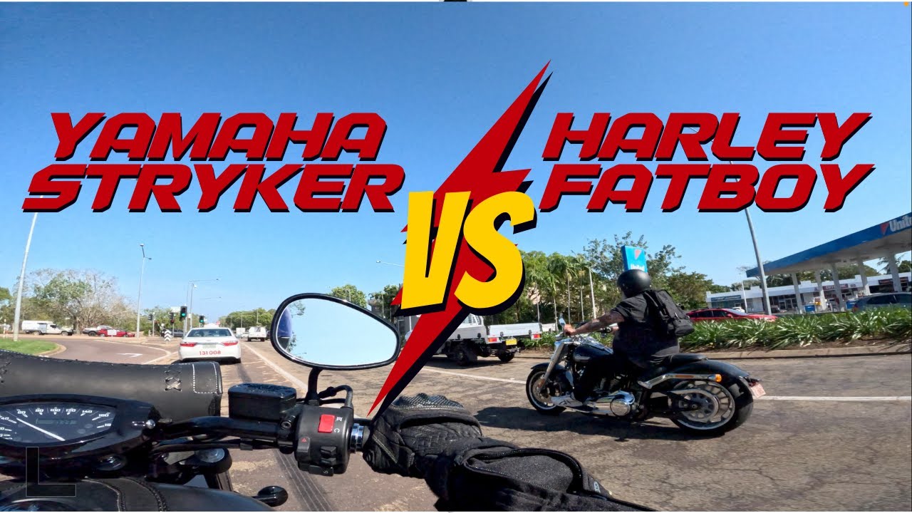 Harley Davidson Fatboy vs Yamaha Stryker XVS 1300