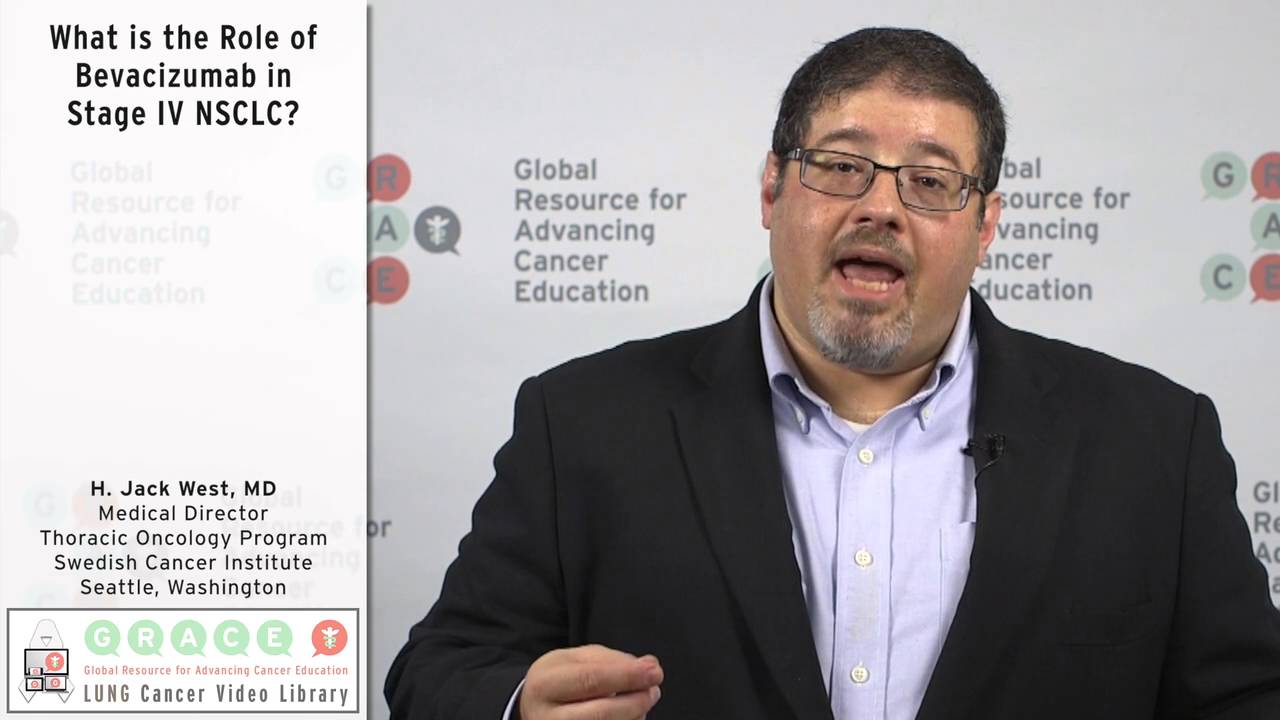 What is the Role of Bevacizumab in Stage IV NSCLC?