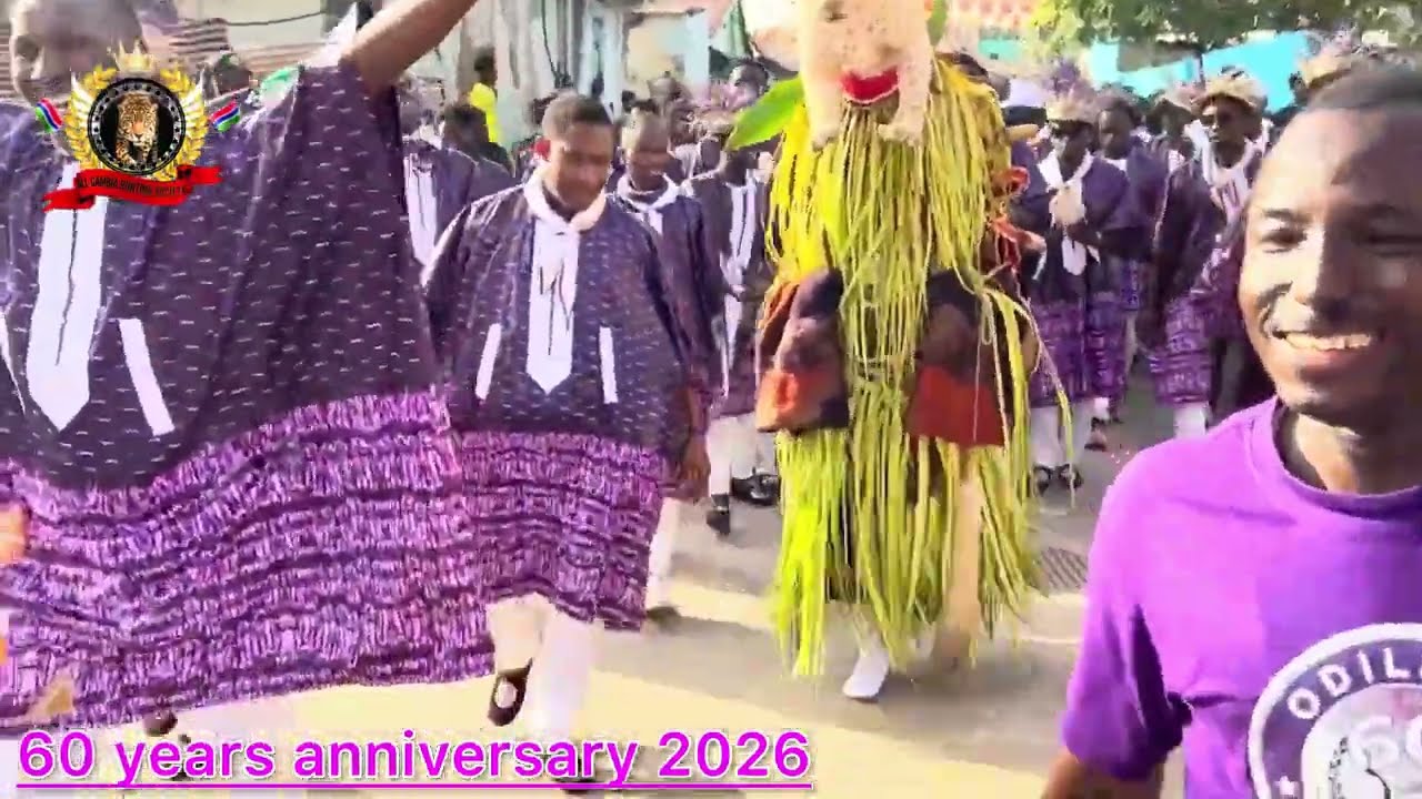 Odilleh hunting society, The Gambia 60 years anniversary 2026, 4 o’clock.