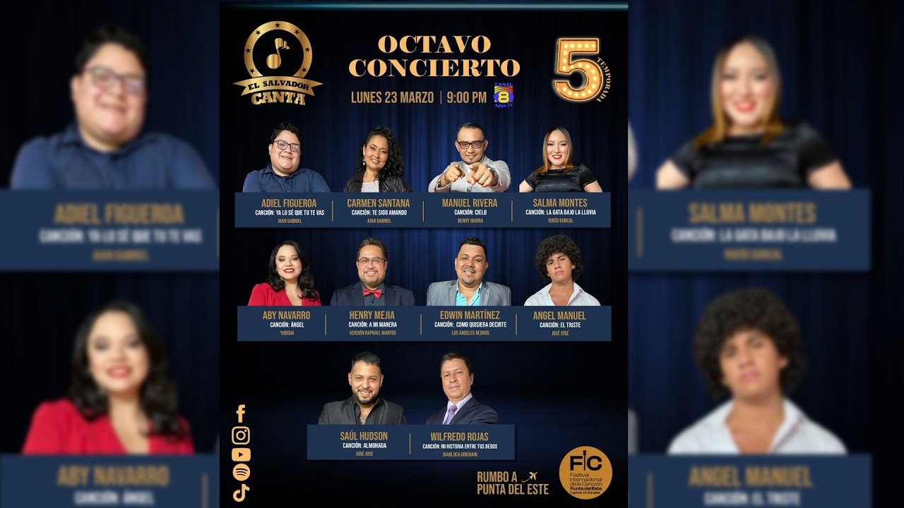 Concierto #8 🎤🔥 Participantes eligen su canci&oacute;n | Lunes 23 de marzo | Canal 8