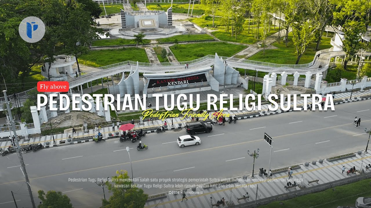 [Drone View] Melihat PEDESTRIAN KOTA KENDARI dari Udara‼️ || TeknoDrone ID