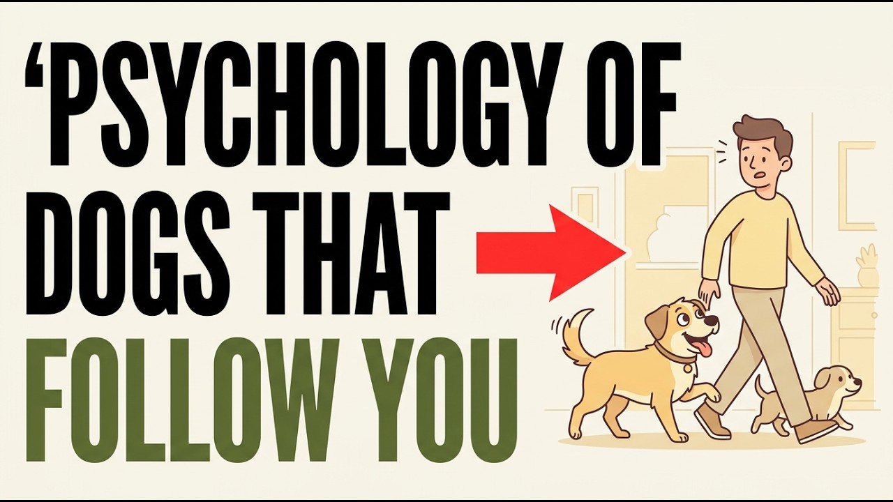 Psychology of Dogs That Follow You Everywhere (What They're Telling You)