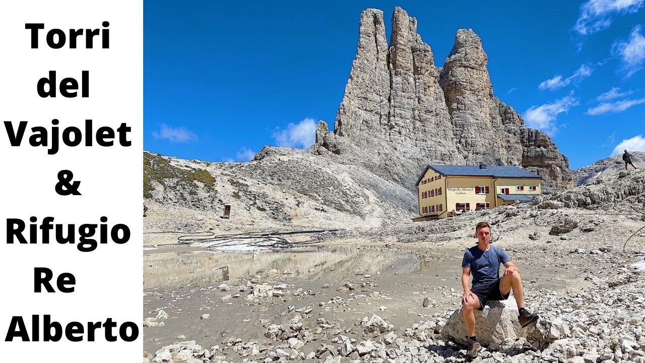 Torri de Vajolet da Vigo di Fassa  (rifugio Re Alberto e Santner )
