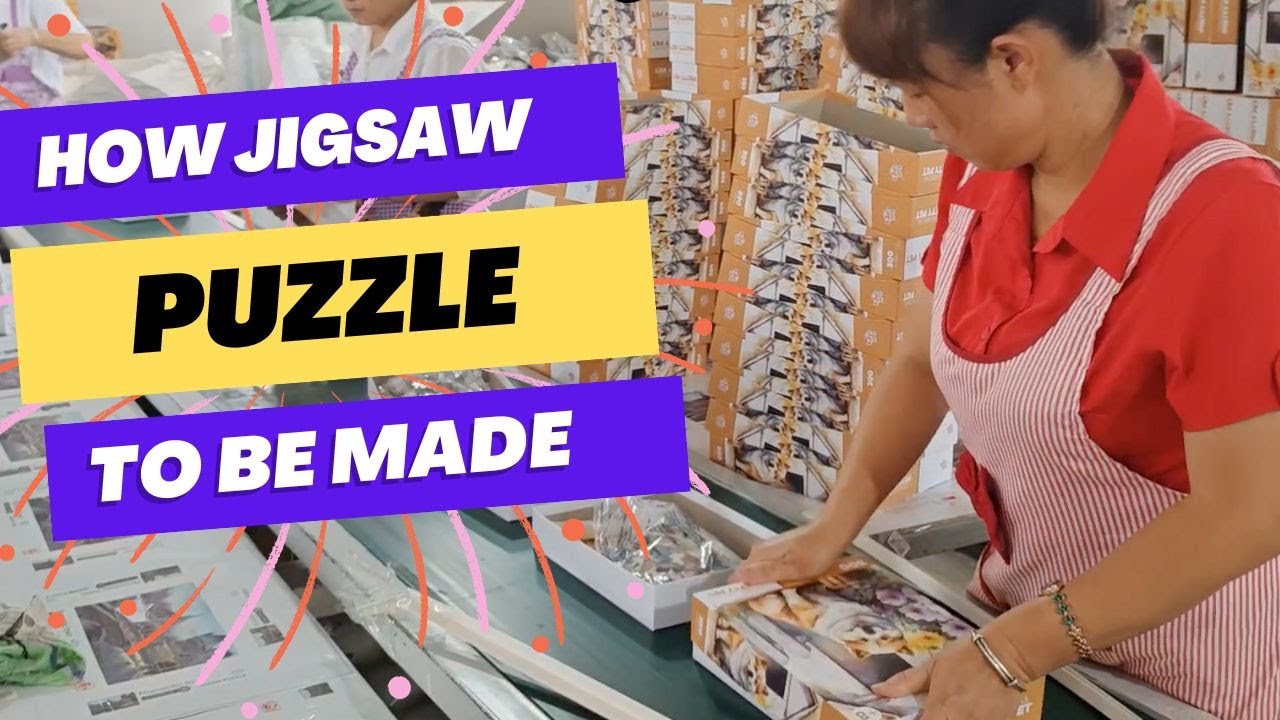 How Jigsaw Puzzles to be made? | Jigsaw Puzzle Factory Produce Process