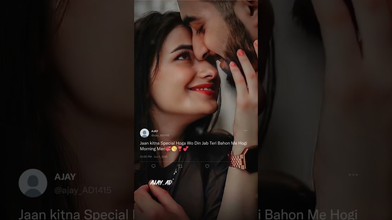 good morning with love 😘😘 love story video 💖💞💝