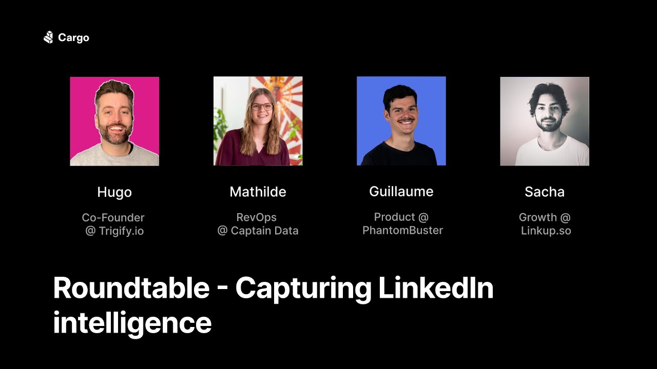 GTM Engineering Roundtable#1 - Capturing social intelligence from LinkedIn