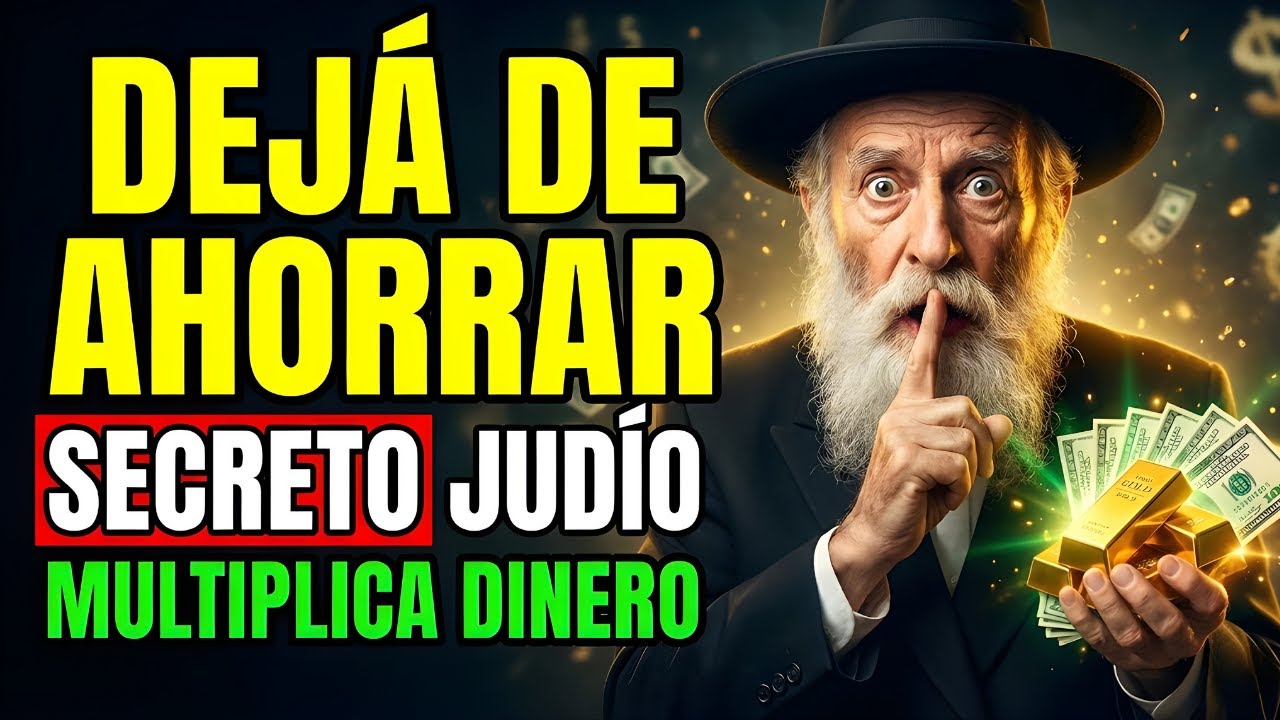Rabino Millonario: DEJÁ de AHORRAR, el SECRETO Judío que MULTIPLICA el DINERO de los Ricos ✅