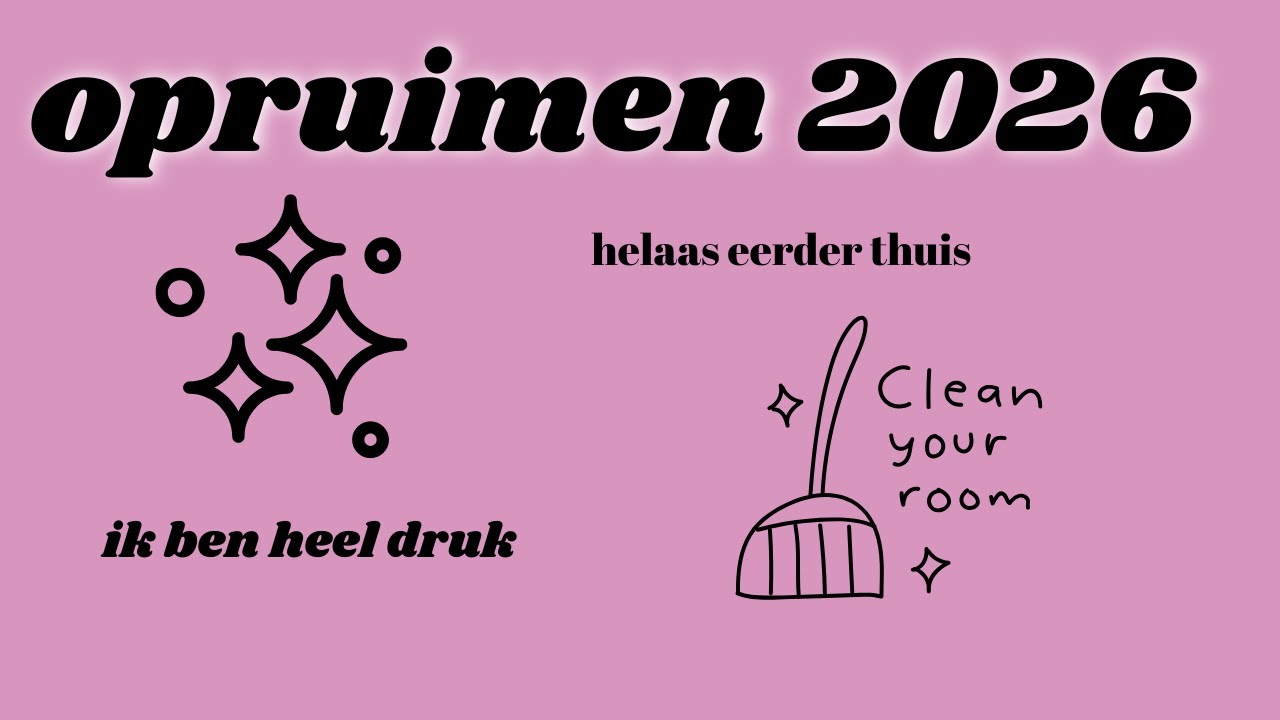 Extra: Ik ben heel druk bezig met opruimen #nf1 #2026