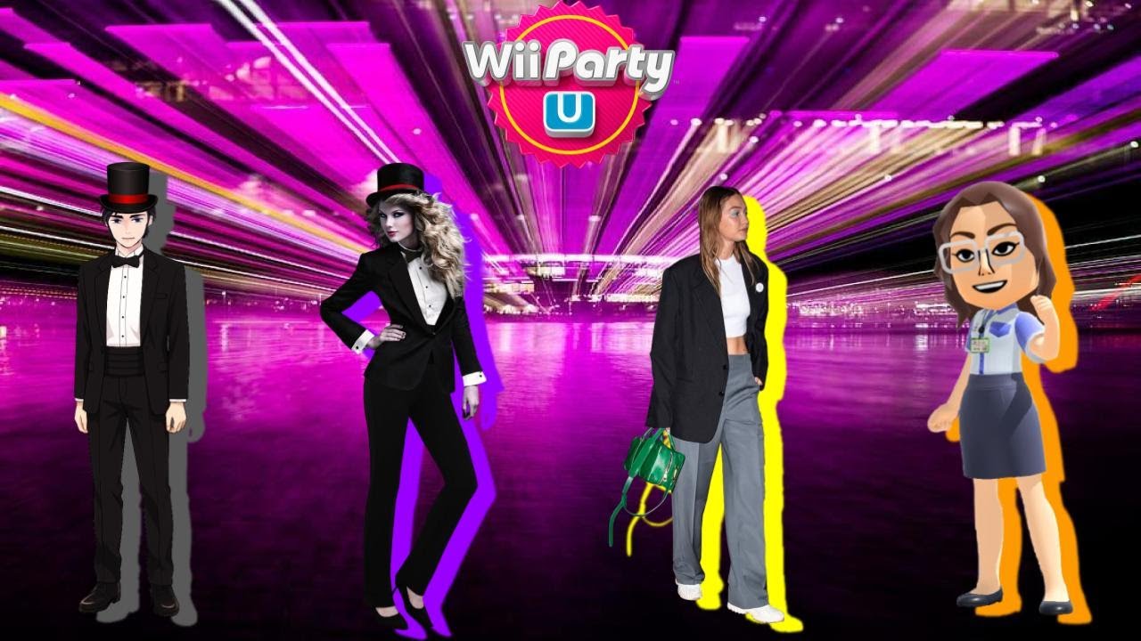 Wii Party U - Team Building - Zachary Vs Taylor Vs Gigi Vs Sara (Ep. 13)