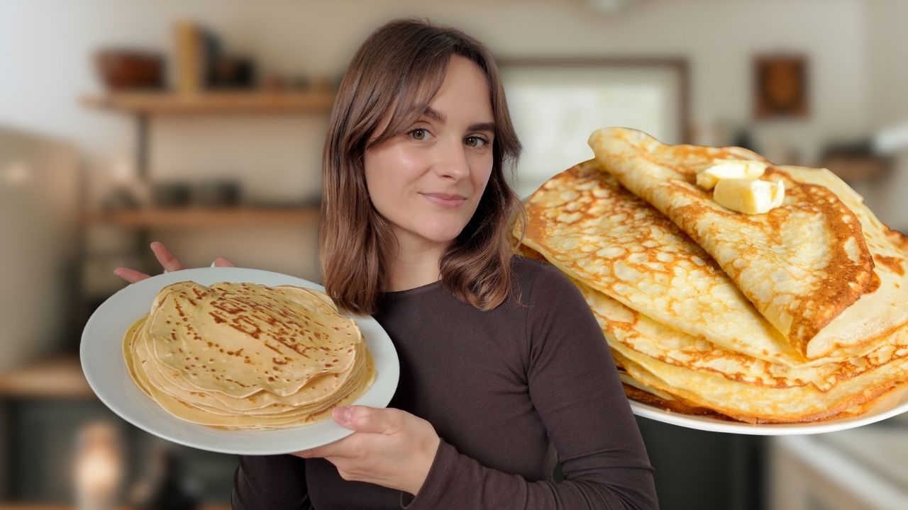 Je fais des crêpes