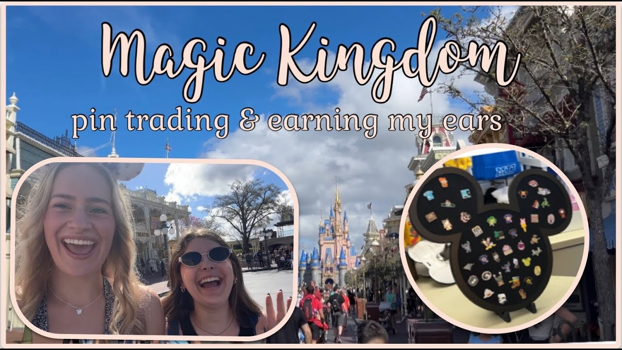 Magic Kingdom Pin Trading (NEW 2025 HIDDEN MICKEYS) & Earning my Ears✨Disney College Program 2025✨