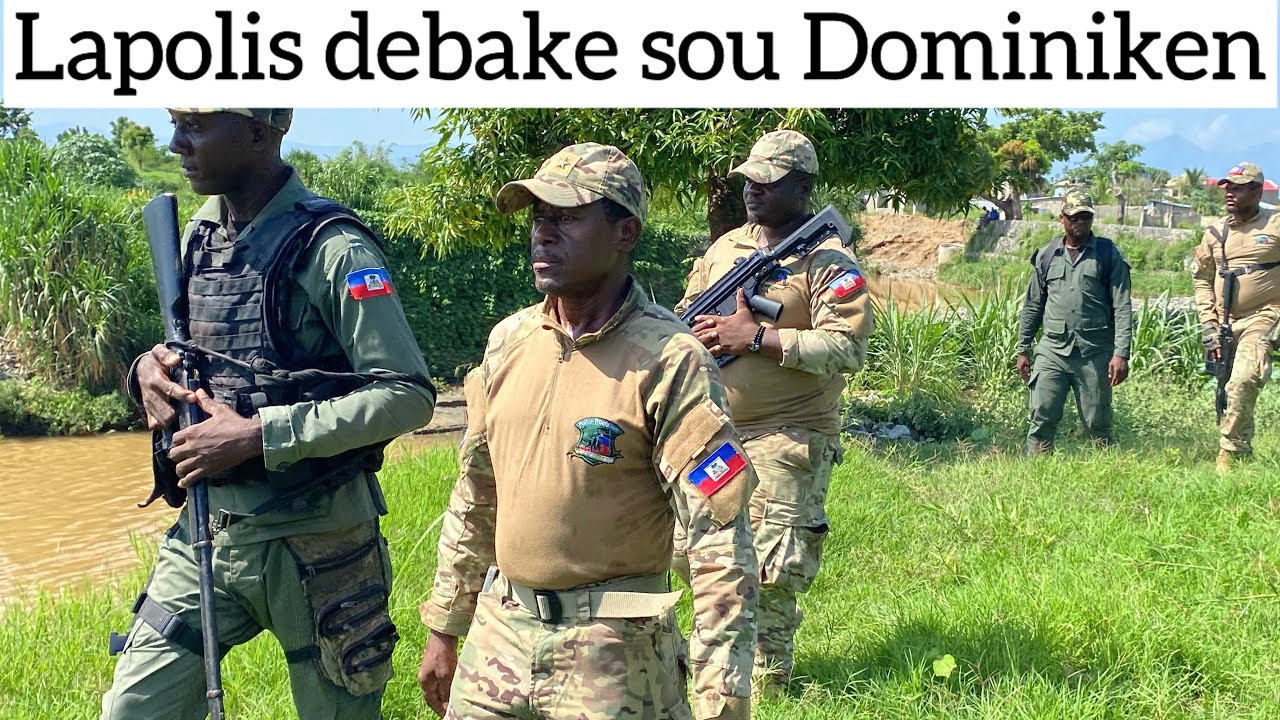 Gwo zen yon bakòp polifran 🚔👮🏿‍♂️debake sou sòlda Dominiken yo nan pon yap fè a kolonèl la parèt 