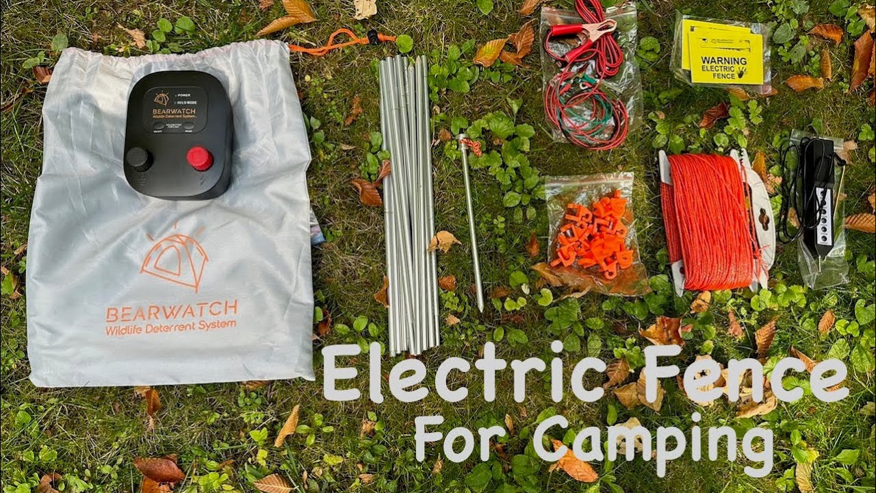 Bear Watch Wildlife Deterrent Electric Fence for Camping
