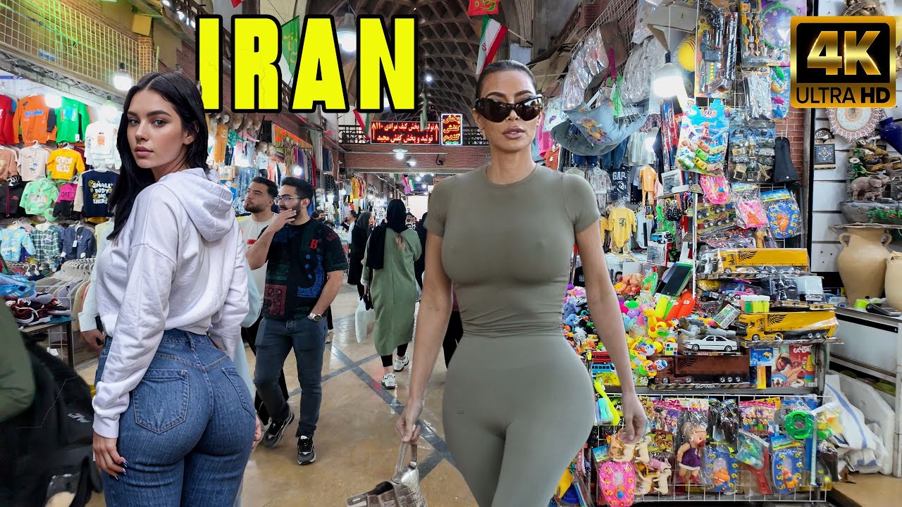 Iran 🇮🇷 Shiraz 4K grand bazaar walking tour / Bazaar Haji