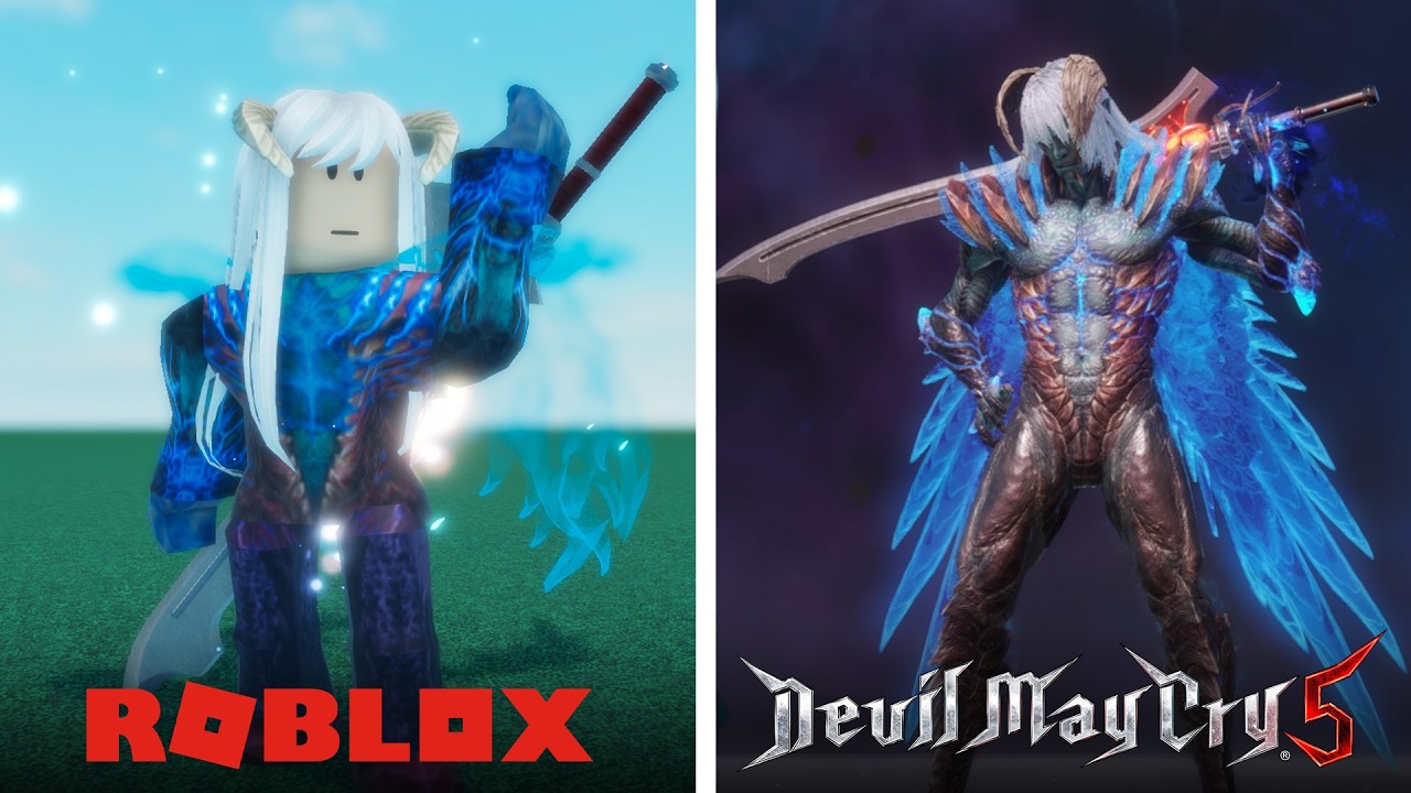 Devil May Cry 5 vs Roblox | Nero Devil Trigger Comparison