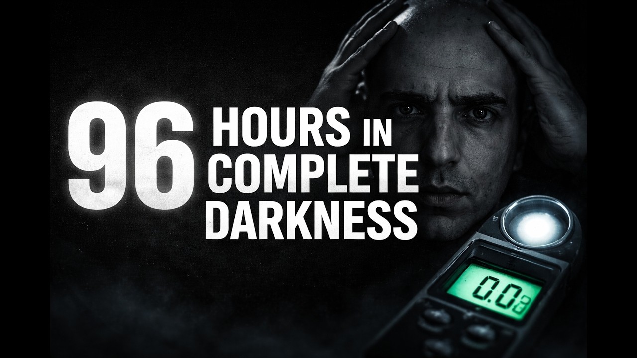 96 HOURS IN COMPLETE DARKNESS (LIVE) | 0 LUX