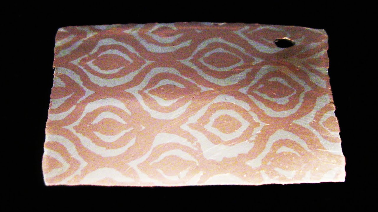 Etching And Rolling Creates Amazing Inlay Effects