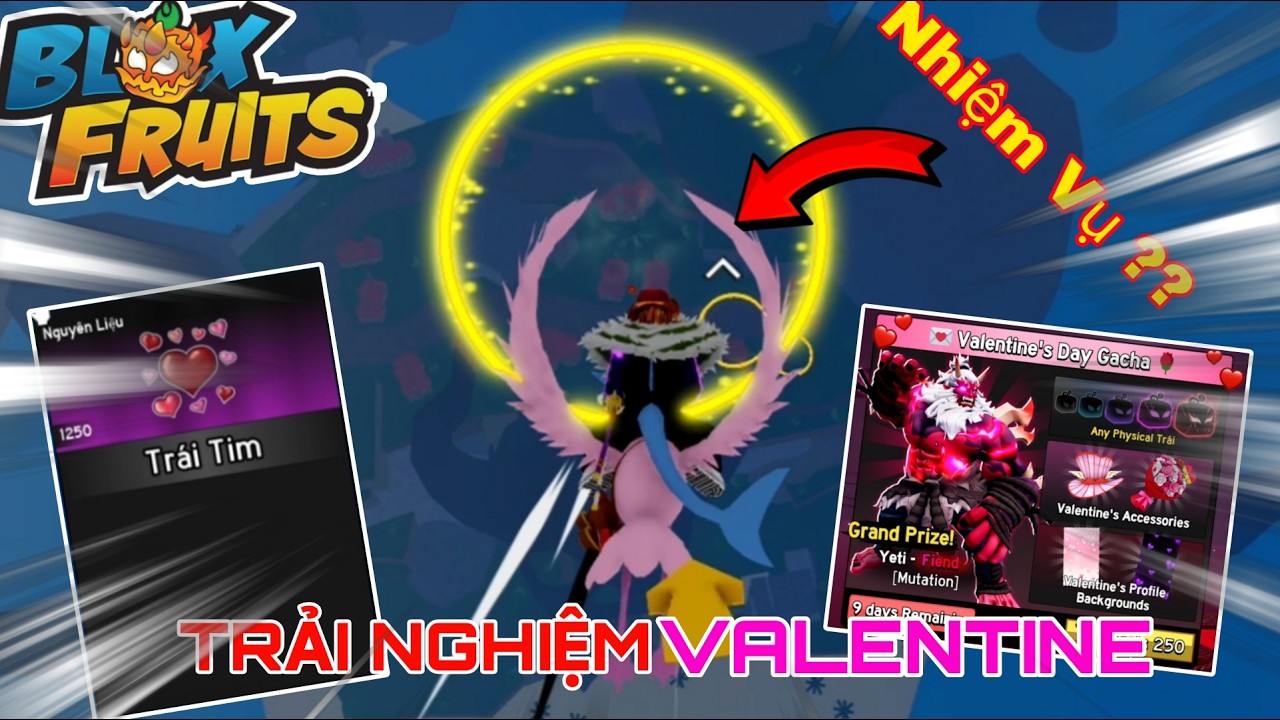 Tóm Tắt Blox Fruit | Những Ngày Tháng Cày Cuốc Và Trải Nghiệm Sự Kiện Valentine