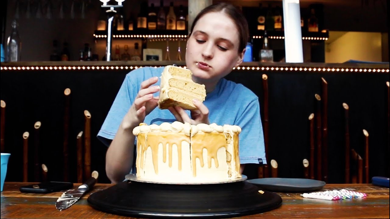 Massive Birthday Cake Challenge ft. Molly Schuyler | GIRLS VS FOOD