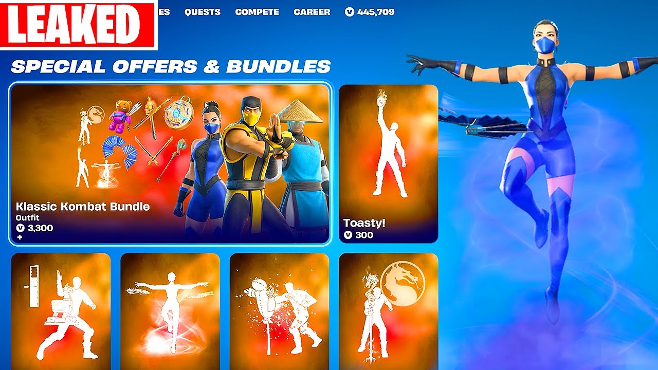 NEW Fortnite Mortal Kombat in Item Shop