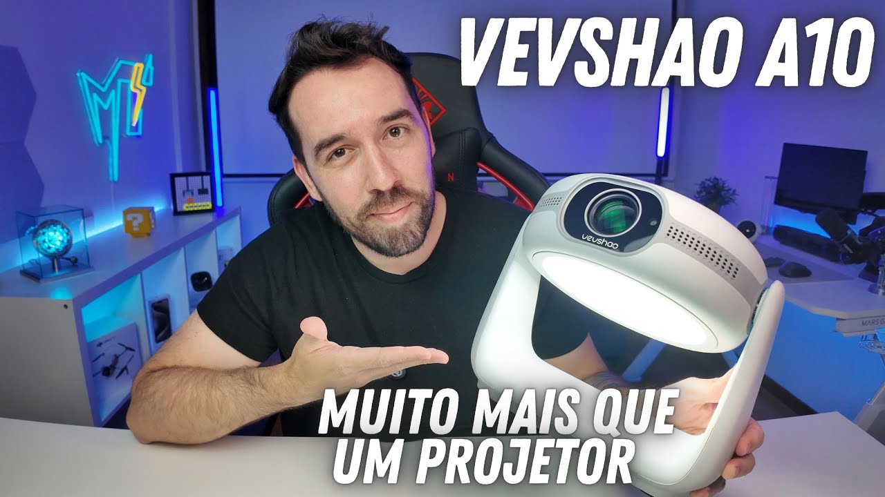 É UM PROJETOR, UMA LUMINÁRIA OU UMA CAIXA DE SOM? - LANÇAMENTO VEVSHAO A10