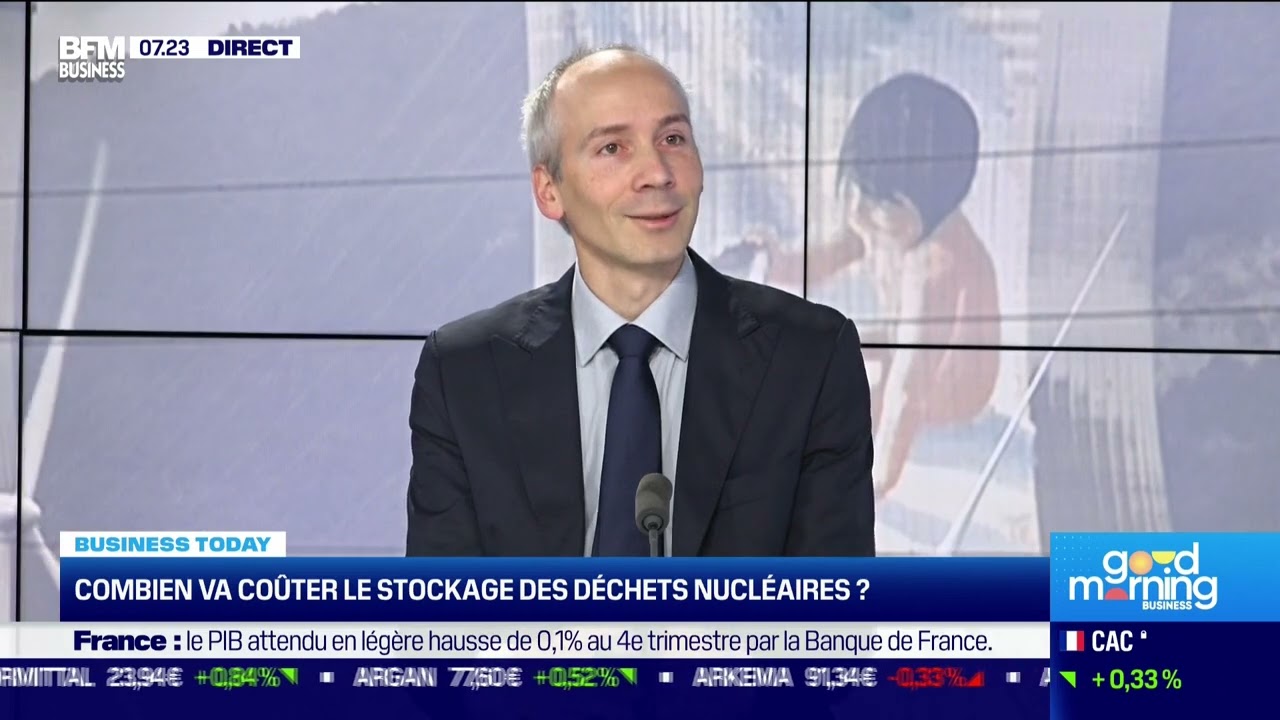 Sébastien Crombez (Andra): Nucléaire, la France produit 1,7 million mètres carrés de déchets (Andra)