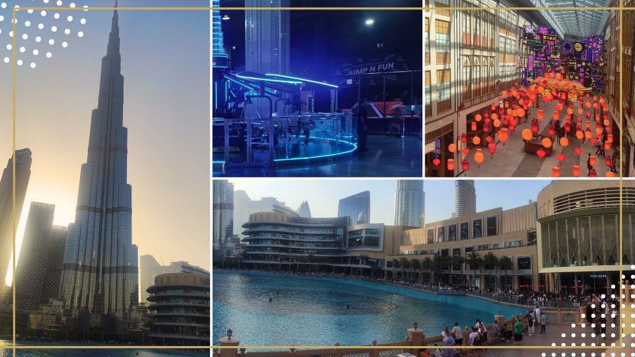 Walking Tour Of Dubai Mall! 🛍️ | World's Largest Shopping Mall! | Info By HZA