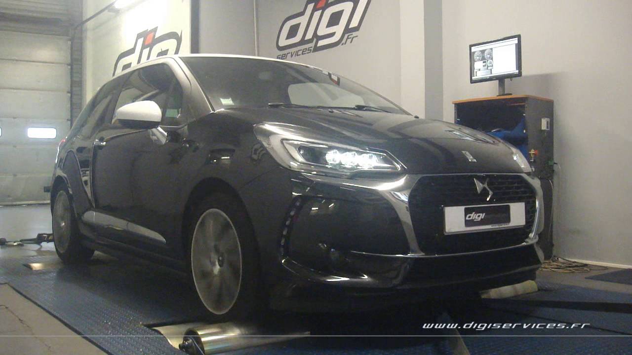 Citroen DS3 1.6 hdi 112cv Reprogrammation Moteur @ 130cv Digiservices Paris 77 Dyno