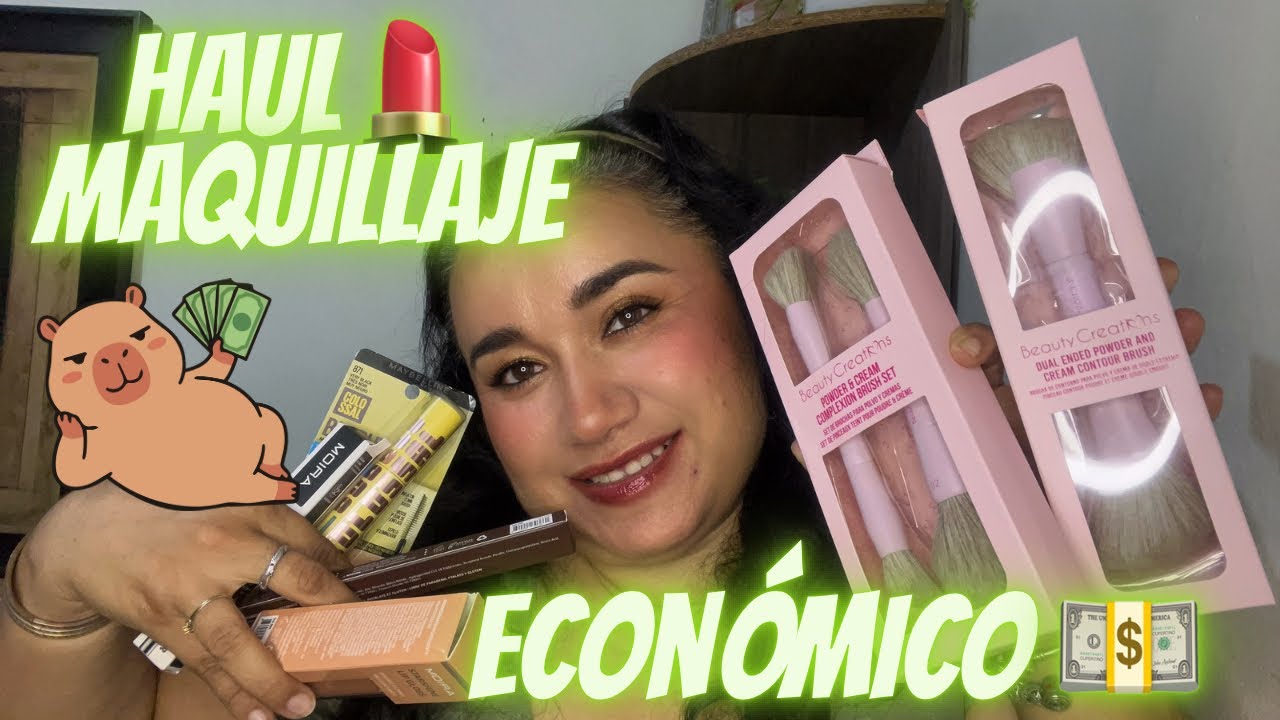HAUL DE PRODUCTOS ECONÓMICOS 💰 Moira, Beauty Creations, L’Oréal, Maybelline, AmorUs, etc. 💄🩷