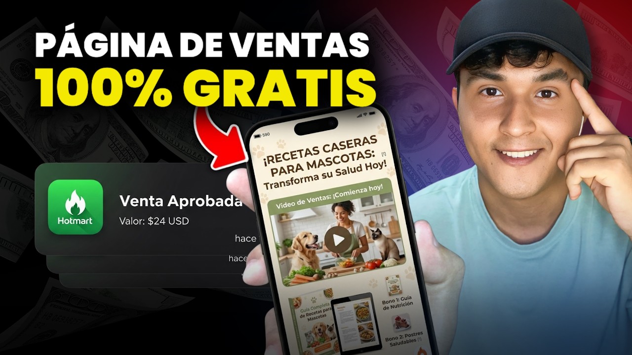 Cómo Hacer Una PÁGINA DE VENTAS con IA | Método Fácil