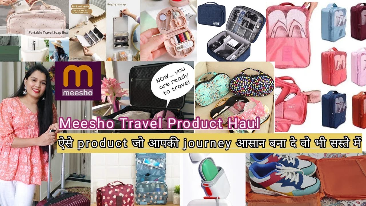 Travel Product Haul From Meesho ! Meesho Haul ! Pooja Style Corner